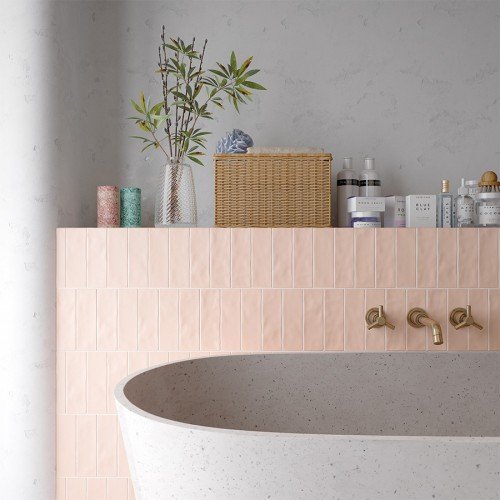 Borgo Matt Pink Tile Low