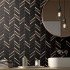 Jayna Black Chevron Tile