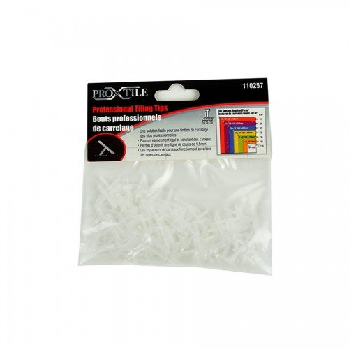 Tile Spacers T-Type 1.5mm (1/16in) 100PC