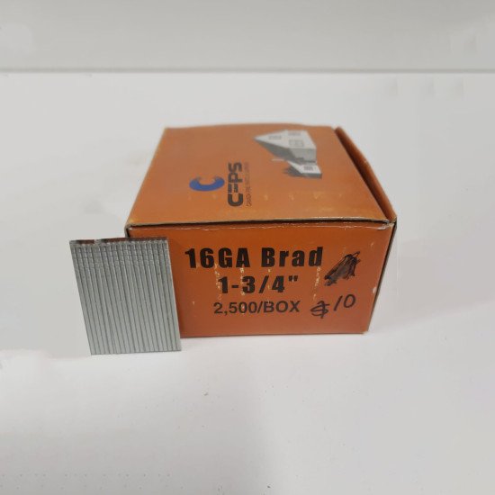 16GA Brad 1-3/4" - 2500/Box