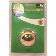 Door Lock Knob Dummy Polished Brass