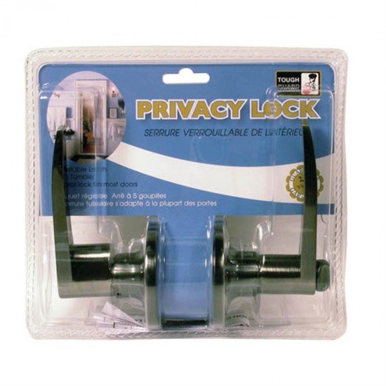 Door Lock Lever Privacy Pewter