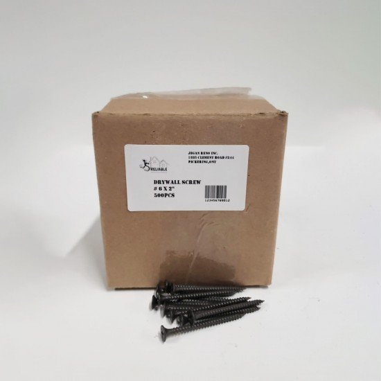 Drywall Screw 6 x 2" - 500 Pcs