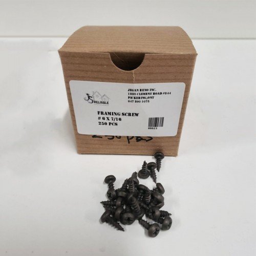 Framing Screw 6 x 7/16" - 250 Pcs