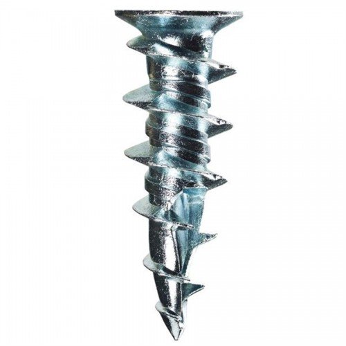 Wall Driller W/Screw Zinc #6 12Per (034S)