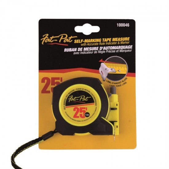 Tape Measure 25ft / 7.5m X 1in Metric / Imperial W / Ink Marker