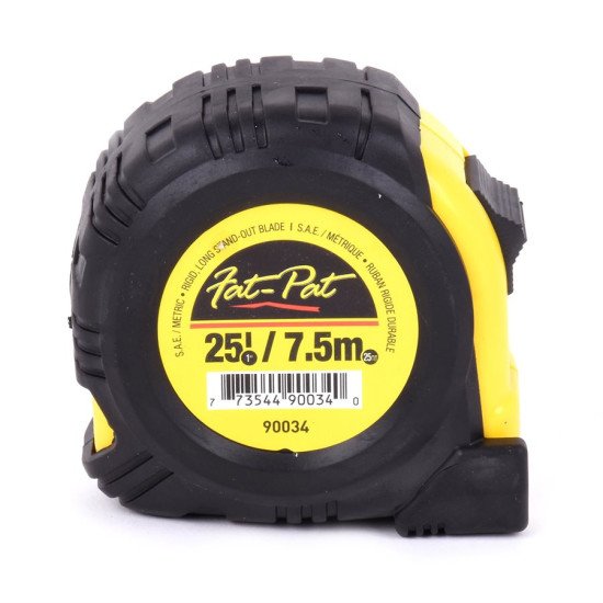 Tape Measure 25ft/7.5m x 1in Metric/Imperial With Fractions