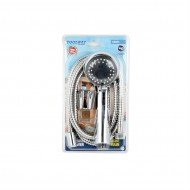 Hand Shower ABS Chrome 2 Spray Patterns 1.5m Flexible Hose w/Wall Mount