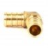 Pex Brass 90 Elbow ½in Barb x ½in Barb