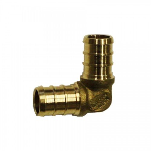 Pex Brass Elbow 90Deg ½in