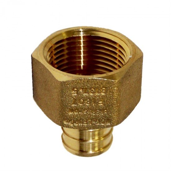 Pex Brass Female Adpt B-Fpt ¾In Lead Free