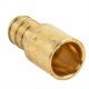 Pex Brass Sweat Adaptor ½in Barb x ½in Male Sweat