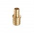 Pex Brass Sweat Adp. ¾ x ½in Barb X Fitting