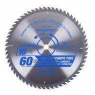 2 PC Carbide Tipped Saw Blades Atb 10in (255mm) 7600rpm Crosscut 32t / Fine Cut 60T