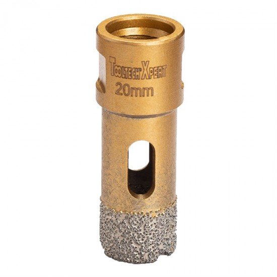 Diamond Core Hole Saw Bit 13/16in (20mm) Thread 5/8-11